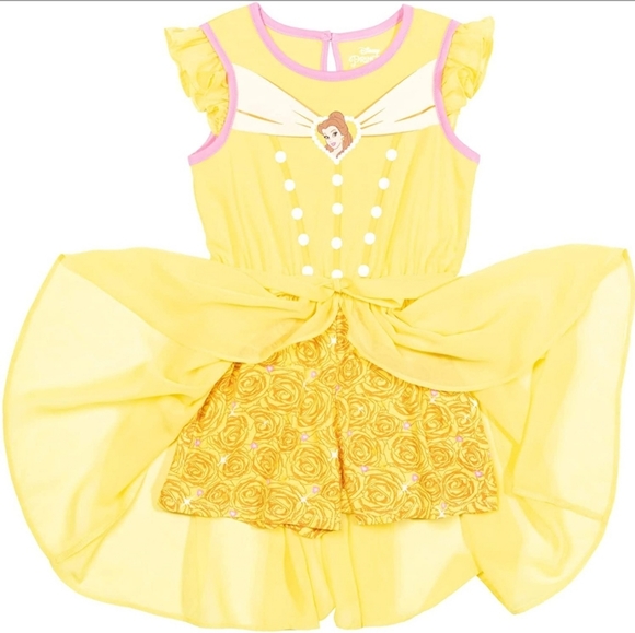 Disney Other - Disney Princess Sleeveless Costume Romper - Belle 10/12